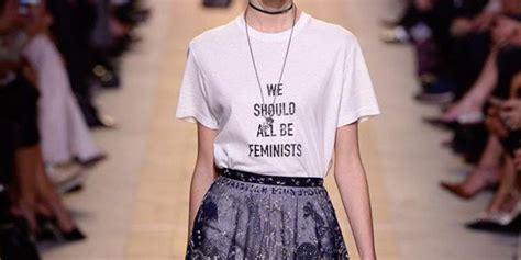 dior we should all be feminist|Dior Debuts Feminist T.